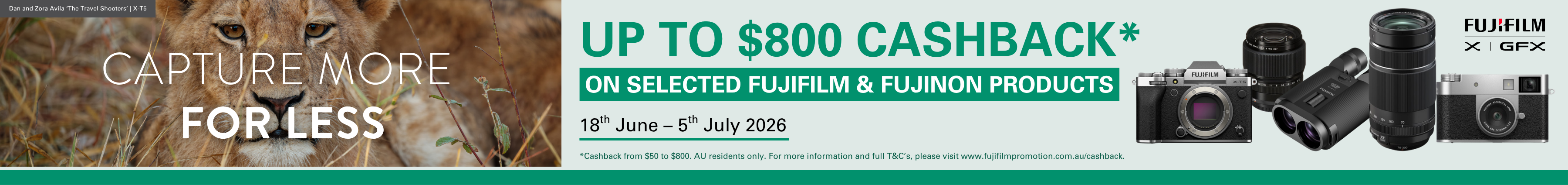 Fujifilm Cashback June 2026